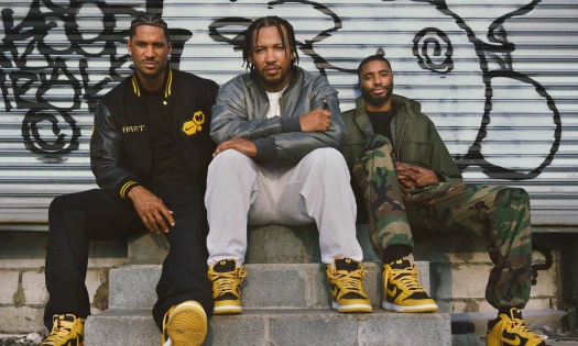 Josh Hart, Jalen Brunson, and Mikal Bridges for Nike x Wu-Tang Clan