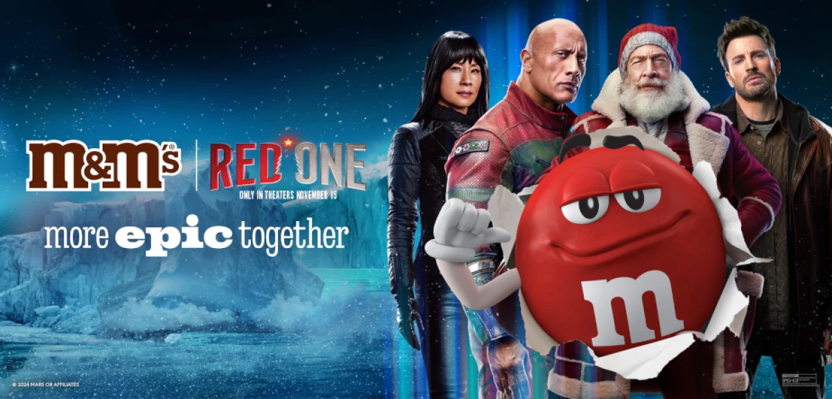 M&M's Make a Special Appearance in 'Red One' in Amazon MGM Studios Partnership