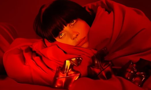 Billie Eilish with her signature fragrances