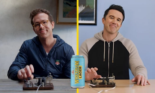 ryan-reynolds-rob-mcelhenney-wrexham-lager-new-beer