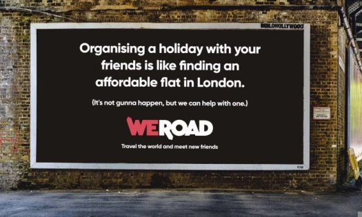 WeRoad latest OOH campaign