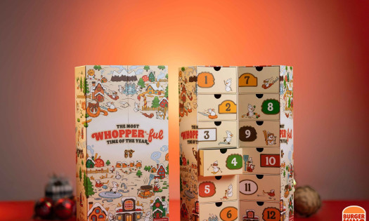 A photo of the Burger King Advent calendar