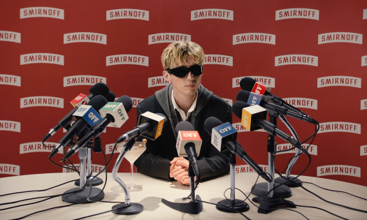 Troye Sivan at a Smirnoff press conference