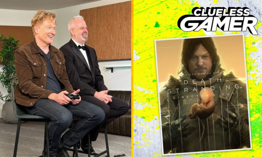 Conan O'Brien plays video games