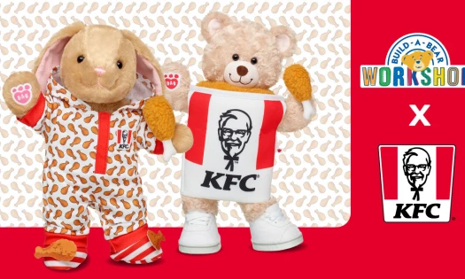 KFC-themed Build-A-Bear outfits