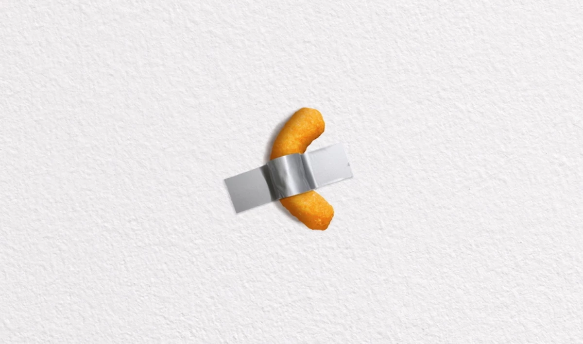 Cheetos Is Auctioning Off a Duct-Taped Cheese Puff on eBay in New Marketing Stunt