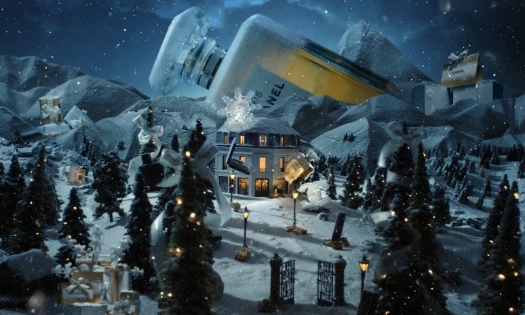 A Chanel winter wonderland