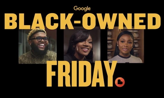 Druski, GloRilla, and Jayda Cheaves with 'Black-Owned Friday' graphics