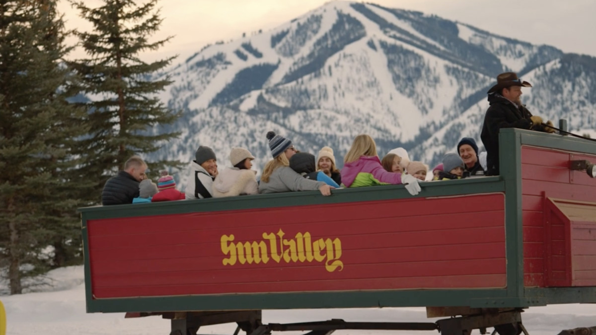 Sun Valley 'Skis on the Sunny Side' in Holiday Campaign from Fortnight Collective