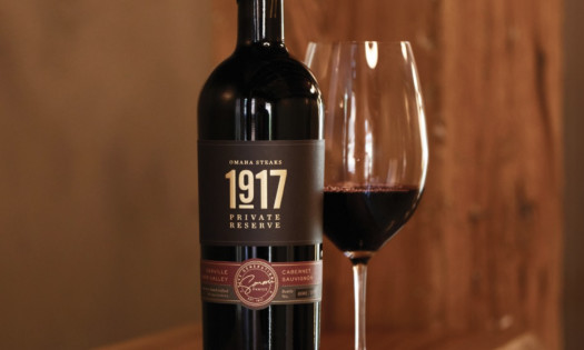 A bottle of red wine