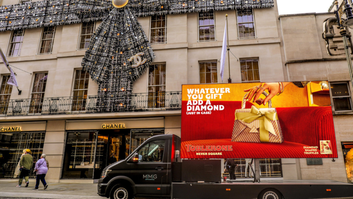 Toblerone's Witty Holiday Ads Say Diamond Truffles Complete the Perfect Gift
