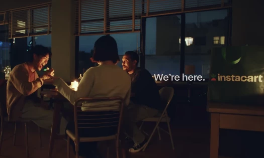 Family enjoying a meal together