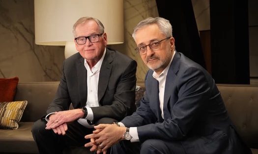 Omnicom CEO and Chairman John Wren & Interpublic CEO Philippe Krakowsky