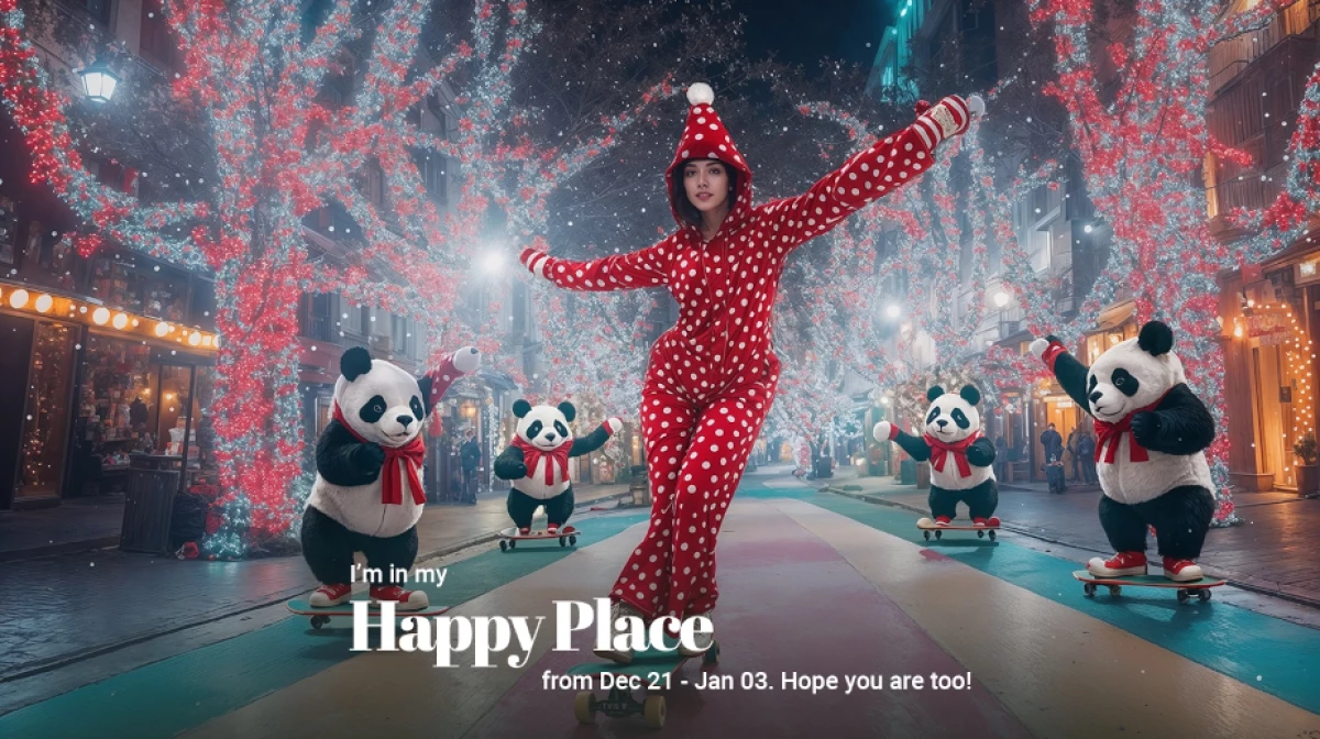 OLIVER's AI Christmas Card Adds a Festive Flair to Out-of-Office Replies