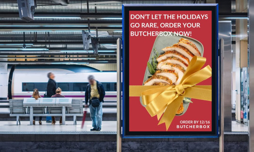 ButcherBox Promo Signage