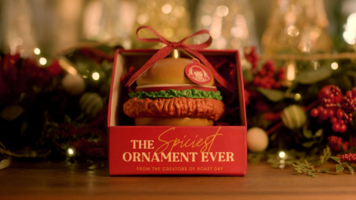 Wendy’s Launches Spicy Chicken Sandwich Ornament to Roast Your Holiday Spirit