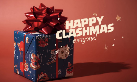 Clash Royale's 'Gift Wrap Gift' graphics