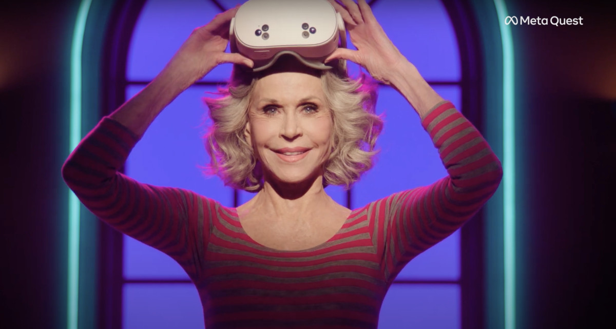 Jane Fonda Stars in Meta Quest Supernatural VR Fitness Campaign from Mythology