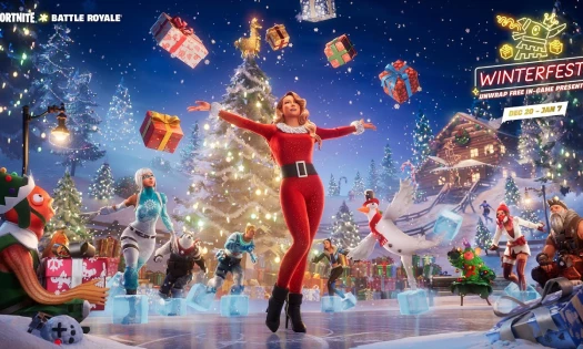 Mariah Carey in Fortnite Winterfest 2024