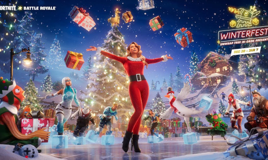 Mariah Carey in Fortnite Winterfest 2024