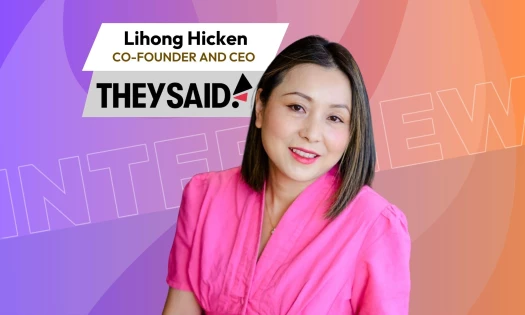 lihong hicken, co-founder and ceo of theysaid