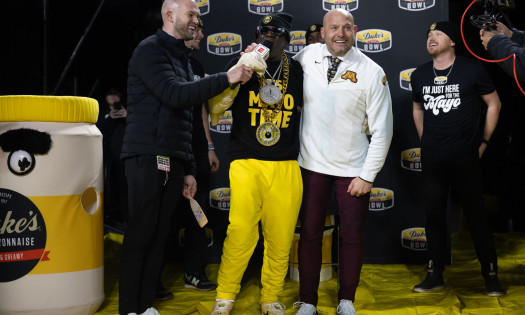 Flavor Flav at the 2025 Duke's Mayo Bowl