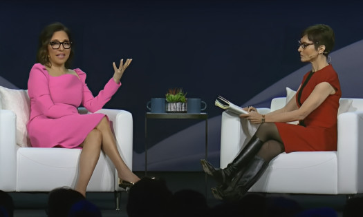 Linda Yaccarino and Catherine Herridge at CES 2025