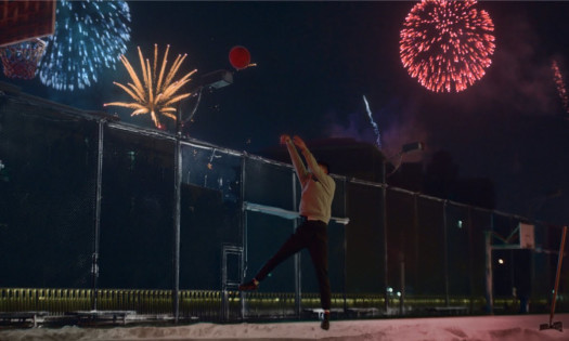 Man Shoots a Fadeaway While Shouting Kobe