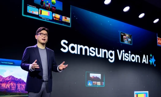 Samsung presentation at CES 2025