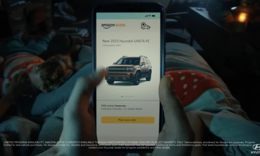 Screenshot of Amazon Auto on mobile