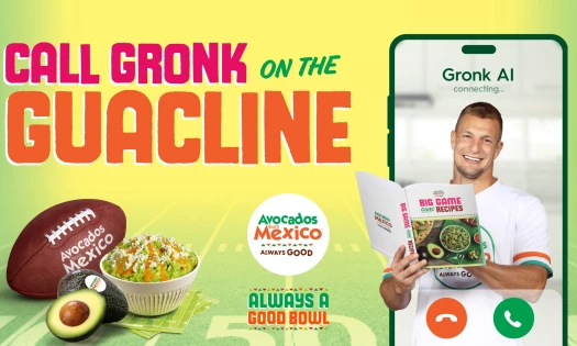 Digital Rob Gronkowski Avatar Promotes Avocados From Mexico