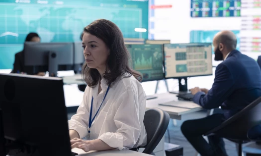 Workers in an office