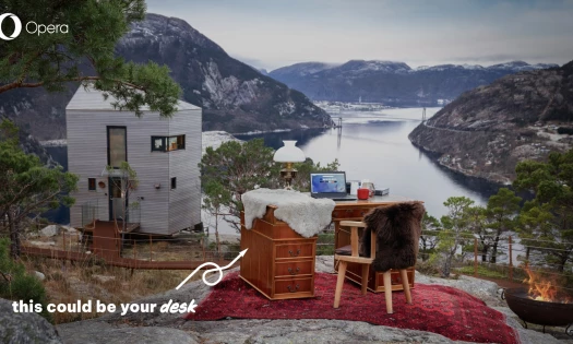 A hygge desk in Norway