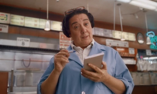 Waitress taking a famous sandwich order with Hellman's mayo on the side