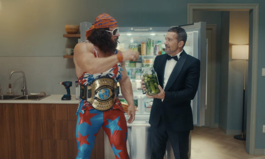 "Macho Man" Randy Savage and actor Antonio Banderas