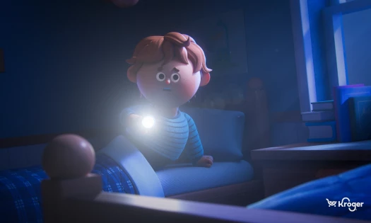 A boy is terrified by a mysterious sound in his bedroom