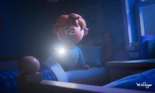 A boy is terrified by a mysterious sound in his bedroom