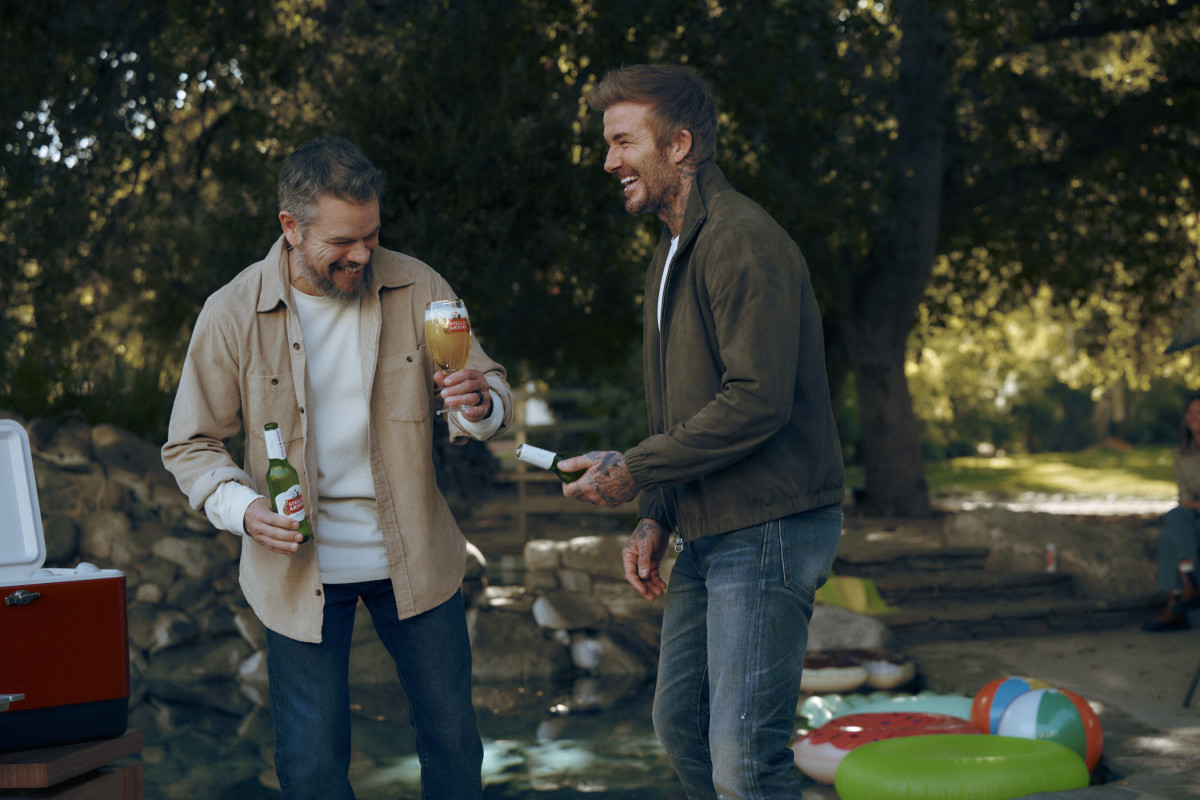 David Beckham & Matt Damon Team Up for Stella Artois' Super Bowl Campaign