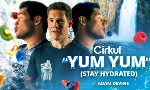 Adam Devine in Cirkul's 'Yum Yum' Spot Poster