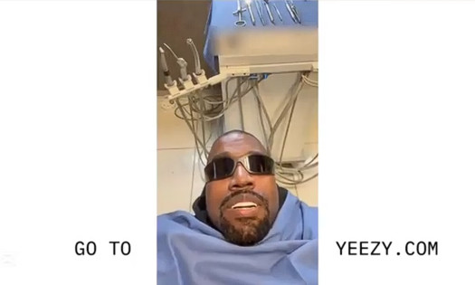 Kanye West in Yeezy Super Bowl Ad