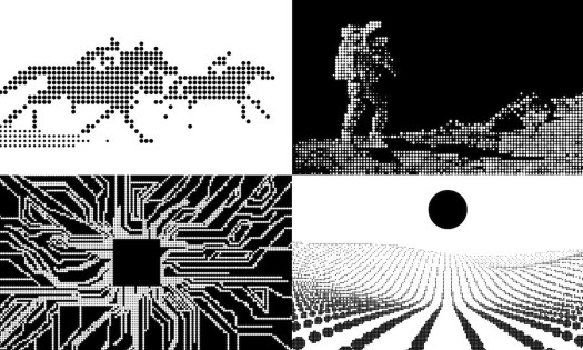 Graphics from OpenAI's Super Bowl ad