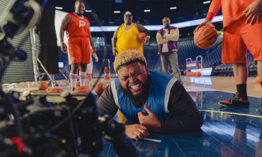 Druski in a commercial