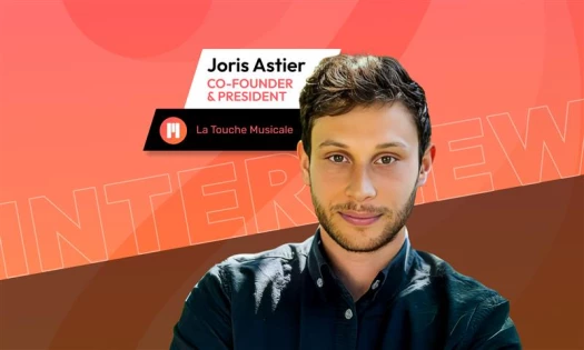 Joris Astier, co-founder and president of La Touche Musicale