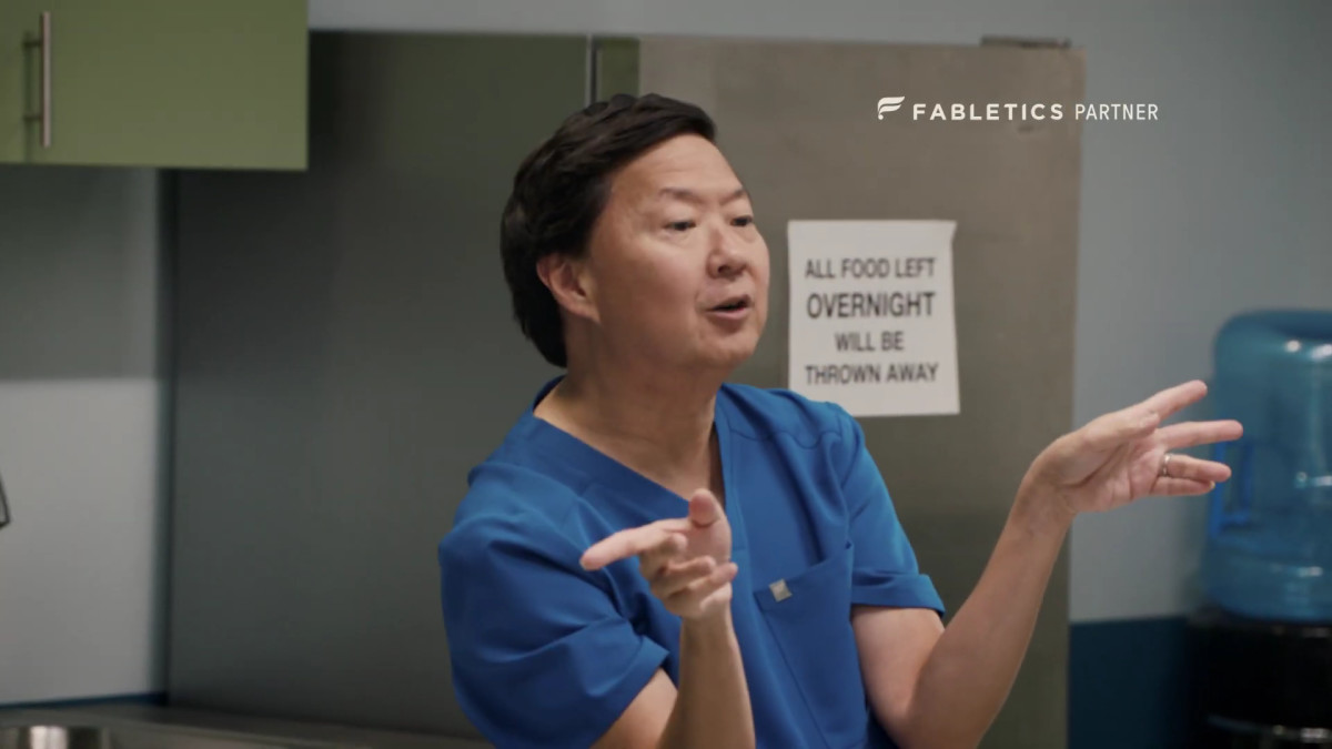 Ken Jeong and Fabletics Scrubs are Back, and 'Dry'-er Than Ever