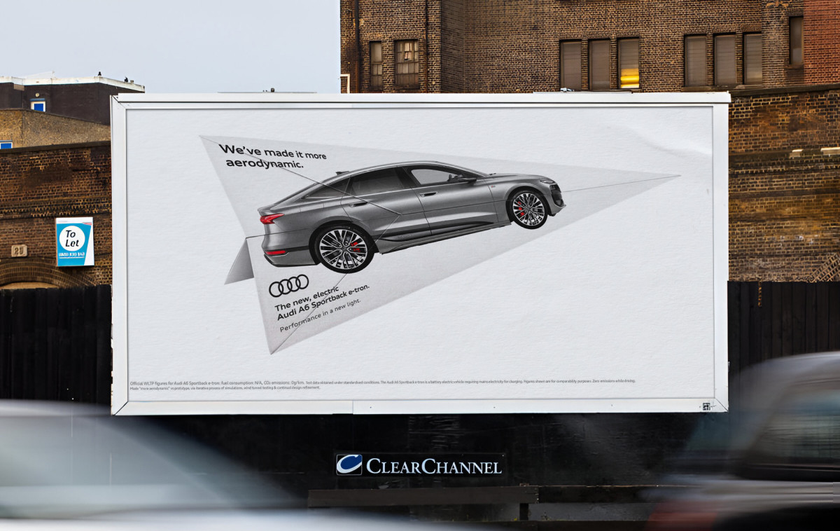 Audi Takes Flight with Innovative A6 e-tron OOH Campaign from BBH London