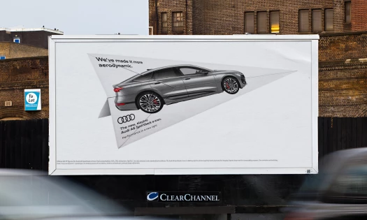 Audi's 'Constructed Plane' billboard