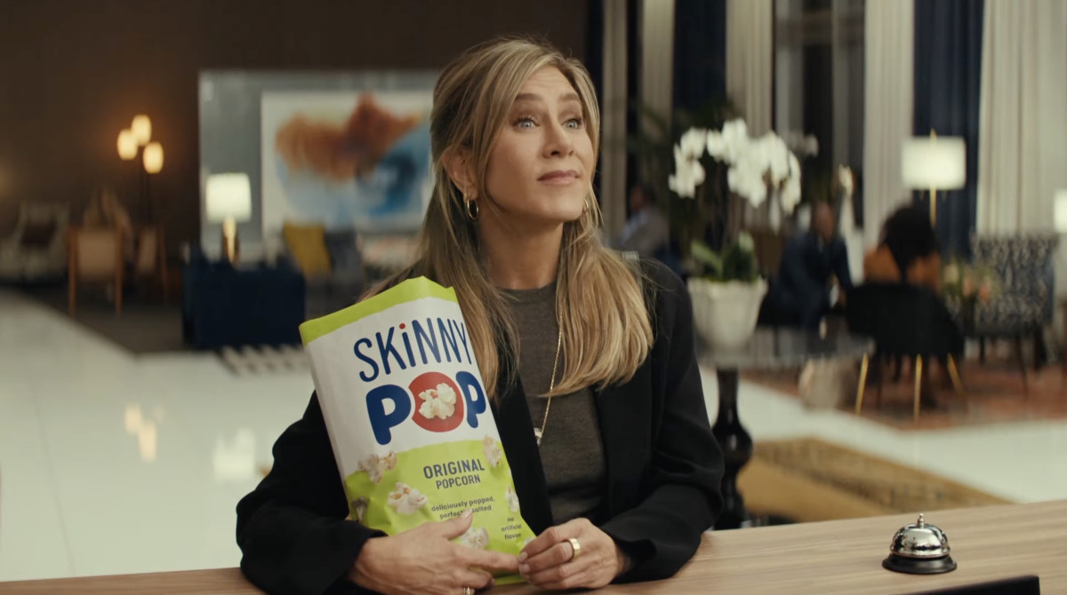 Jennifer Aniston Joins SkinnyPop’s Bold Rebrand in ‘Popular for a Reason’ Campaign