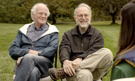 Ben & Jerry ice cream brand founders Ben Cohen & Jerry Greenfield