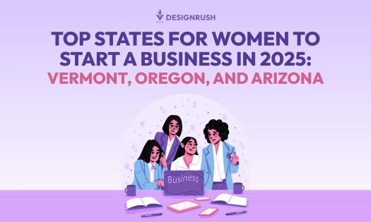 The Best States for Women Entrepreneurs in 2025 graphic