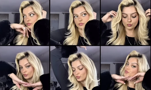 Bebe Rexha photos on phone camera